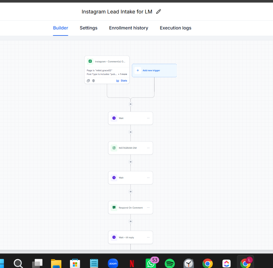 Instagram Lead Intake