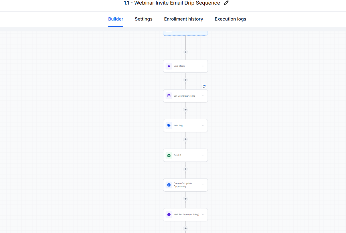 1.1 Webinar Invite Email Drip